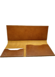 003 Cognac Leather Tract Holder
