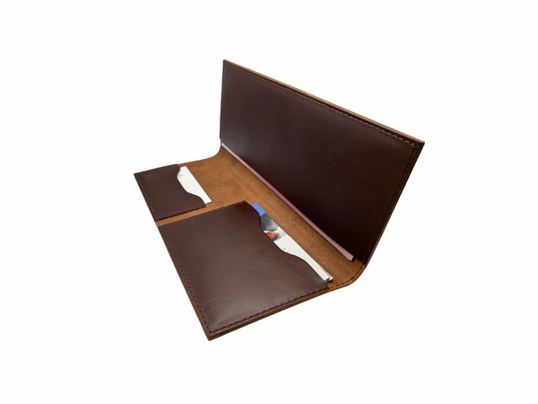 Chocolate Leather Tract Holder