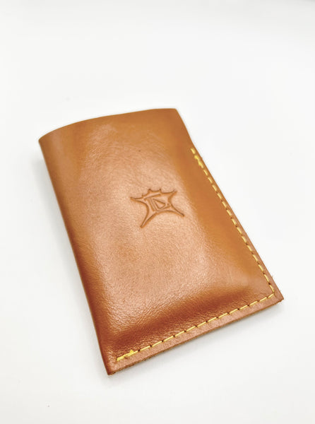 Golden Cognac Single Sleeve Wallet